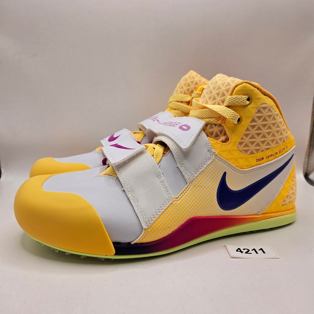 NIKE MEN'S 11 ZOOM JAVELIN ELITE 3 TRACK FIELD THROWING FZ9626-800 CITRON PULSE